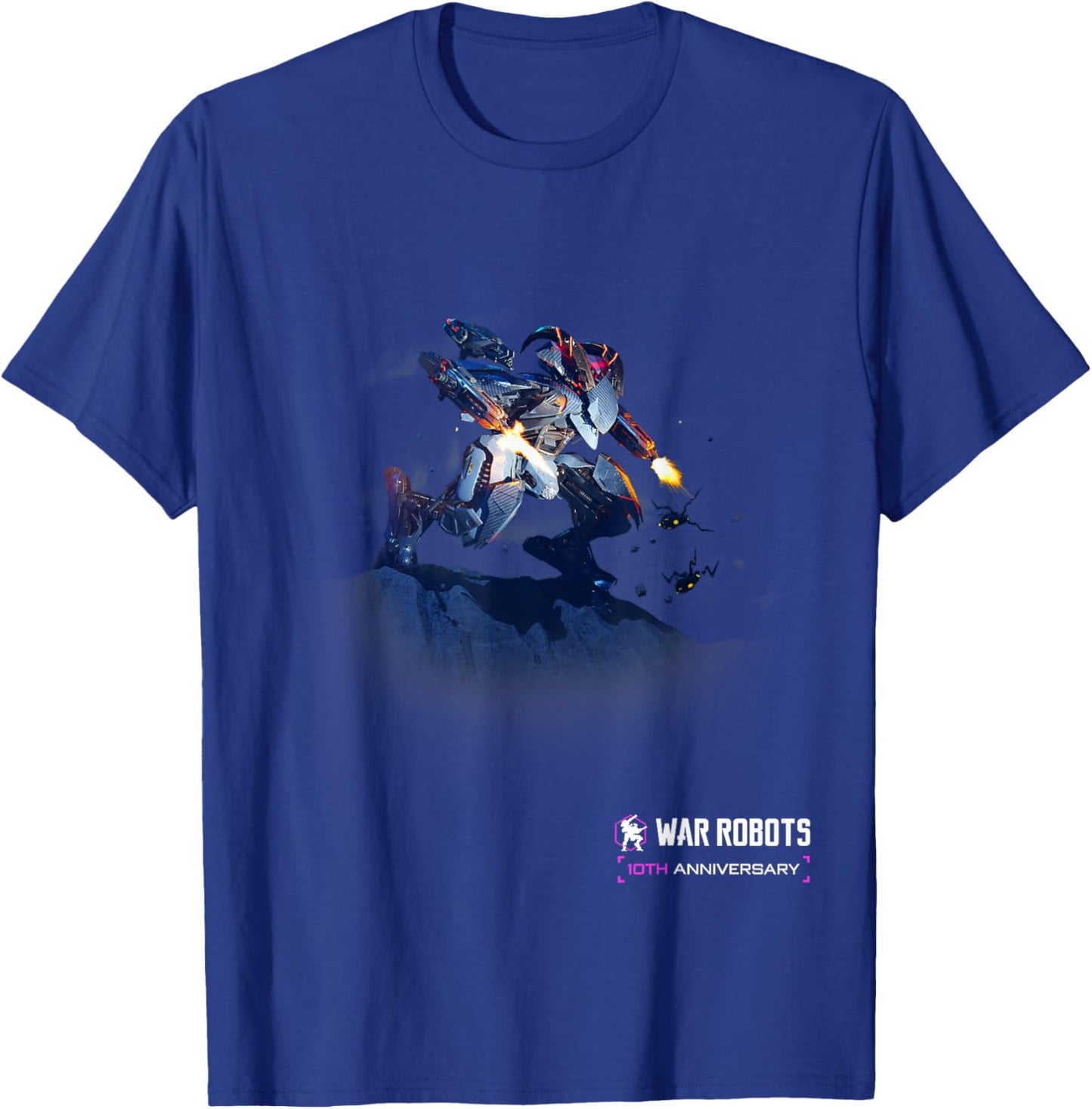 War Robots 10th Anniversary – Ochokochi , Small, Black T-Shirt - T-Shirt | Royal