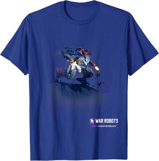 War Robots 10th Anniversary – Ochokochi , Small, Black T-Shirt - T-Shirt | Royal