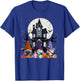 Gnome Witch Halloween Pumpkin Autumn Fall Holiday 2024 T-Shirt - T-Shirt | Royal