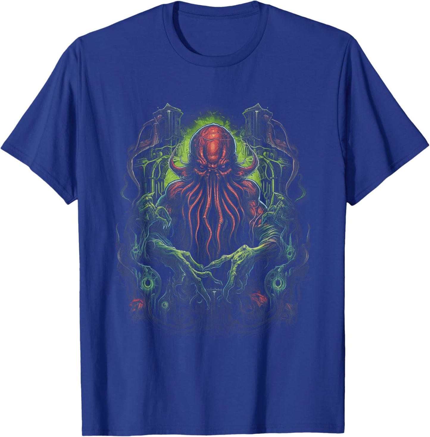 Cthulhu Lovecraft Horror Monster Fantasy T-Shirt - T-Shirt | Royal