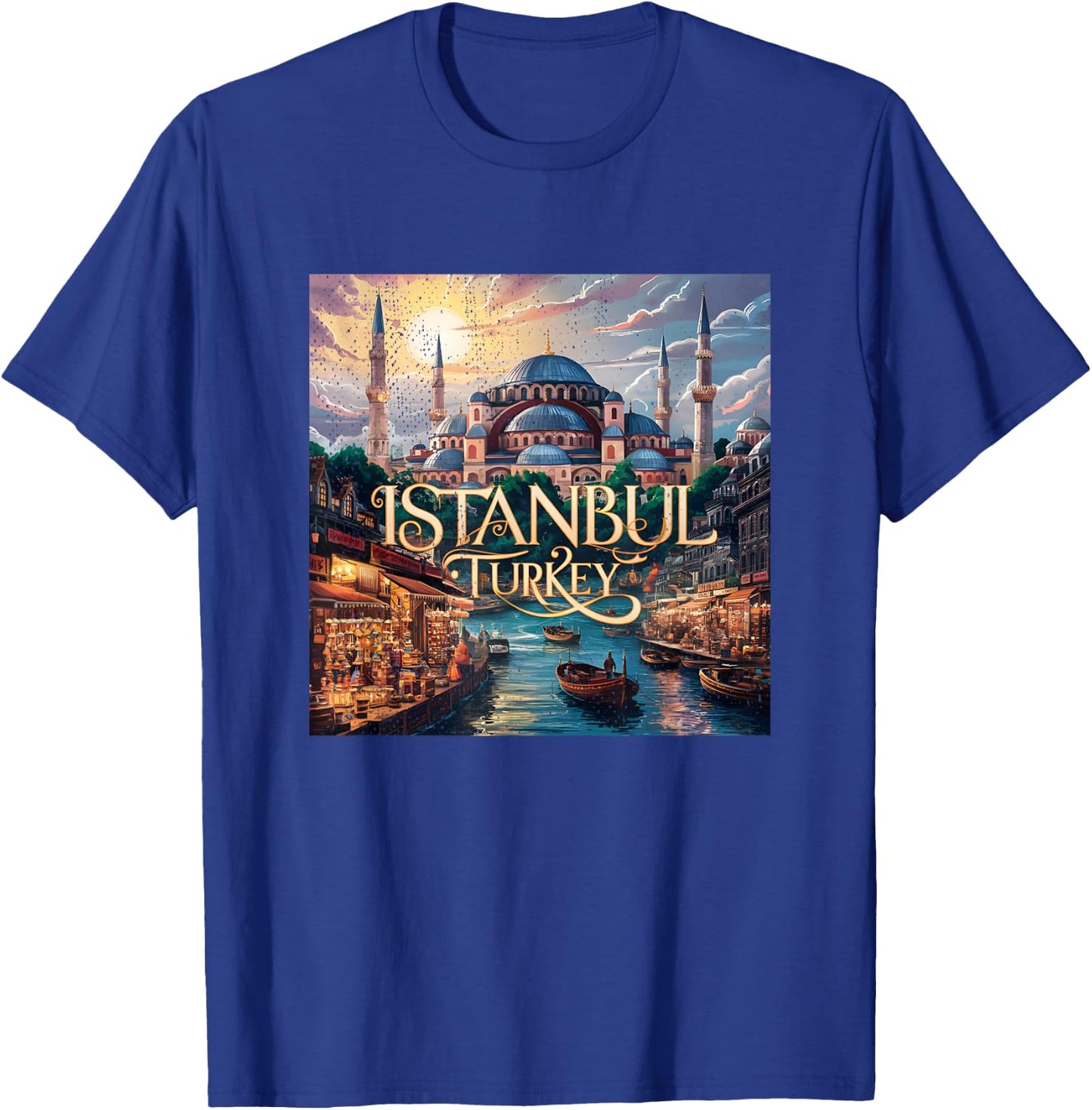 Vintage Istanbul Turkey T-Shirt - T-Shirt | Royal