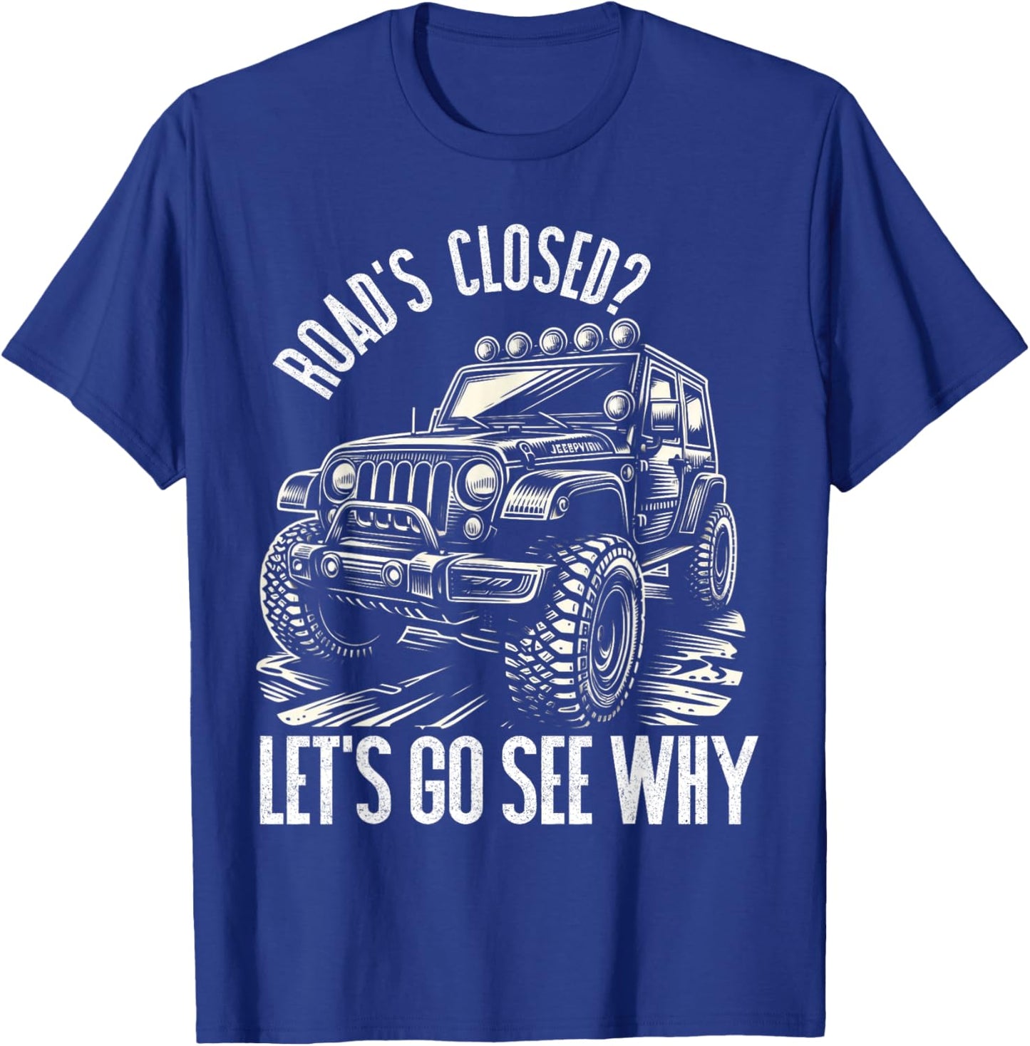 Offroad Racing Dad SxS 4X4 Off-Roading SUV UTV Car Lovers T-Shirt - T-Shirt | Royal