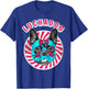 Luchadog Mexican Wrestling - Lucha Luchador Dog Wears Mask T-Shirt - T-Shirt | Royal