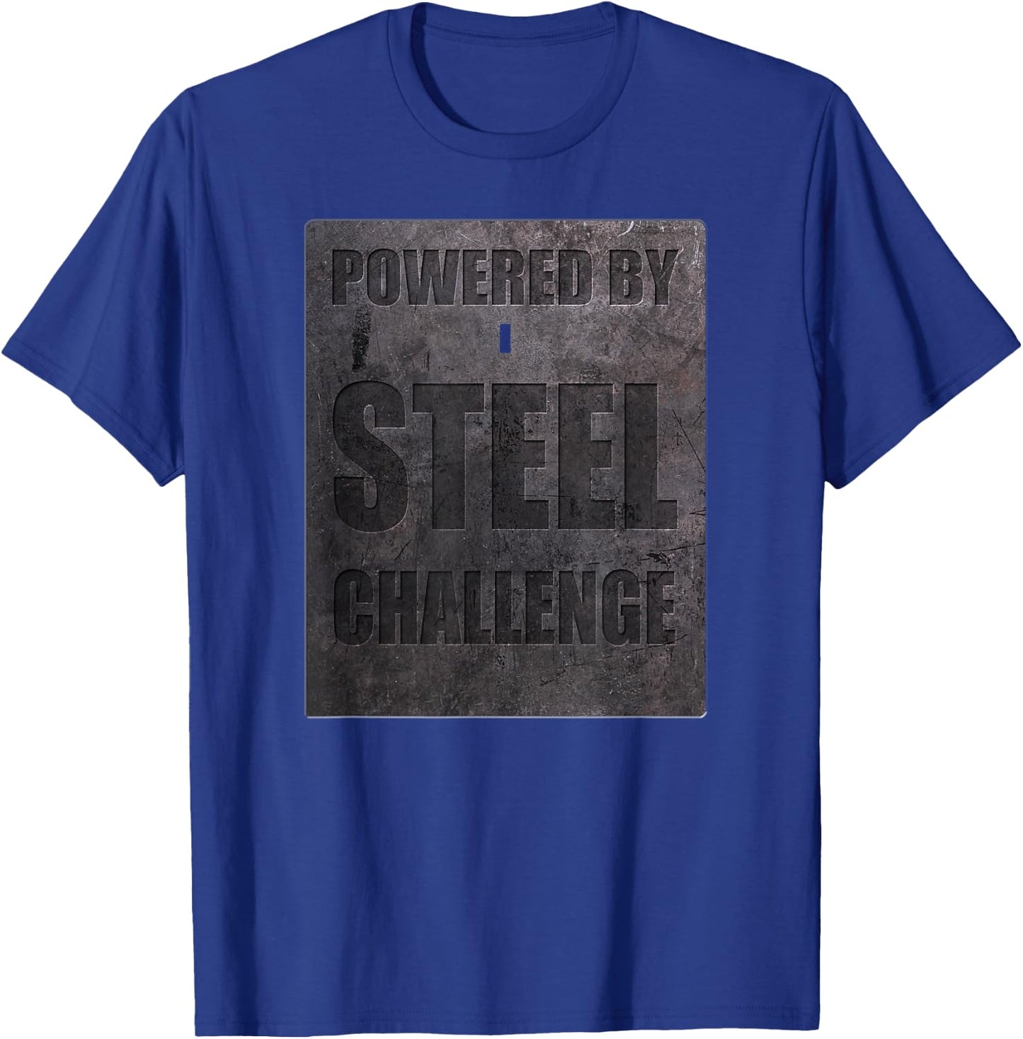 Powered By Steel Challenge - Gun Owner Speed Shooting Sports T-Shirt - T-Shirt | Royal