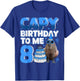 8 Years Capy Birthday to me Capybara 8th Birthday T-Shirt - T-Shirt | Royal