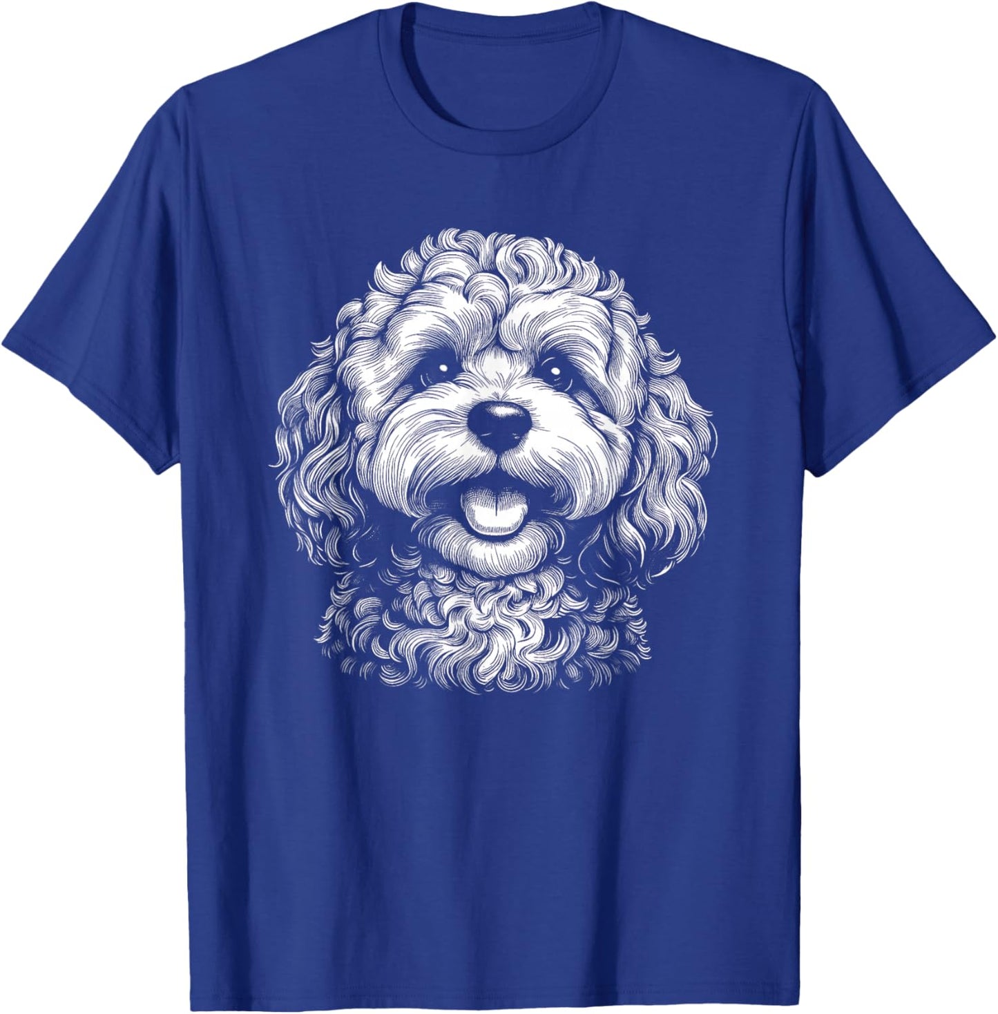 Cavapoo Dog Graphic Design T-Shirt - T-Shirt | Royal