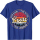 Louie The Man The Myth The Legend Personalized Name T-Shirt - T-Shirt | Royal