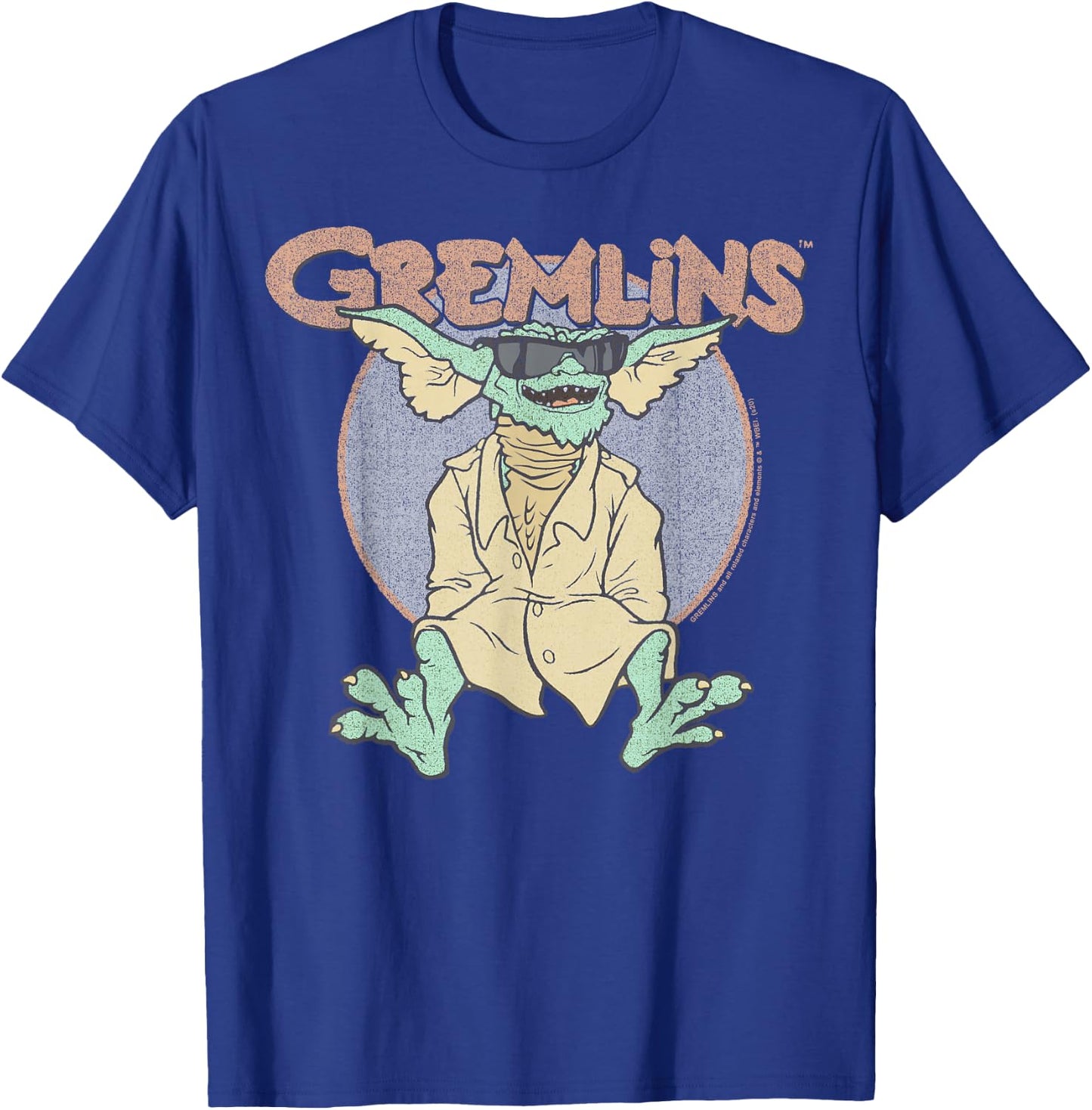 Gremlins Stripe Simple Portrait T-Shirt - T-Shirt | Royal