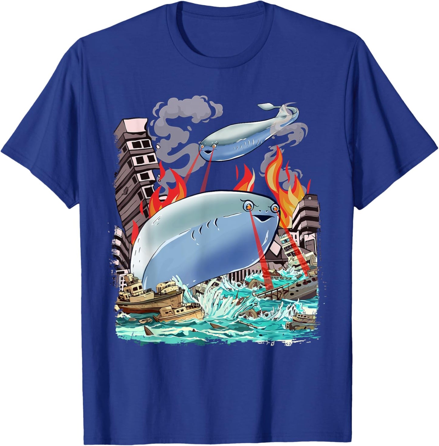 Sacabambaspis Fish Meme Kaiju Japanese Monster T-Shirt - T-Shirt | Royal