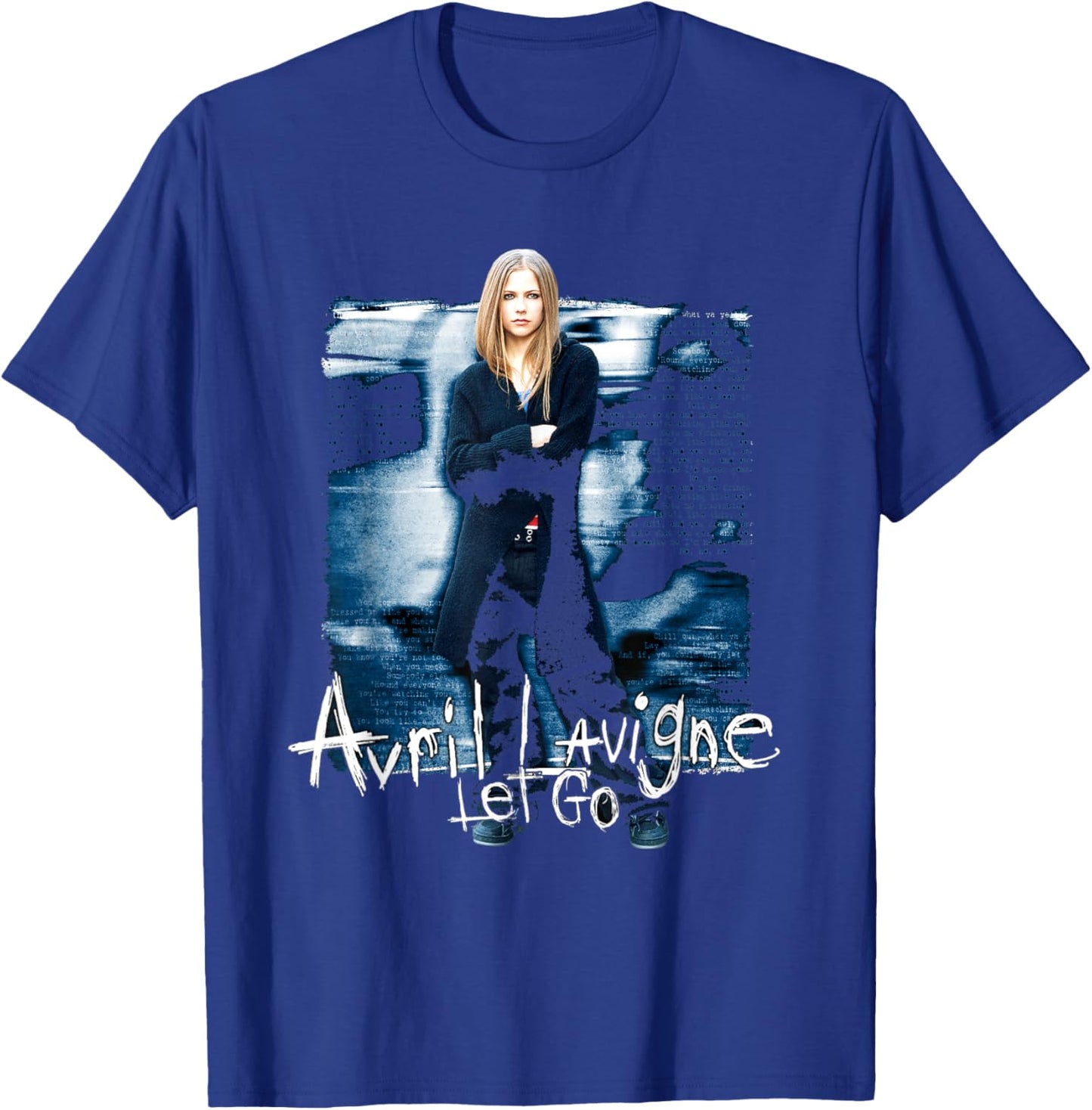 Avril Lavigne Official Let Go - Black, -Adults, Small, Short Sleeve, Classic Fit, Cotton, Polyester T-Shirt - T-Shirt | Royal