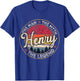Henry The Man The Myth The Legend Personalized Name T-Shirt - T-Shirt | Royal
