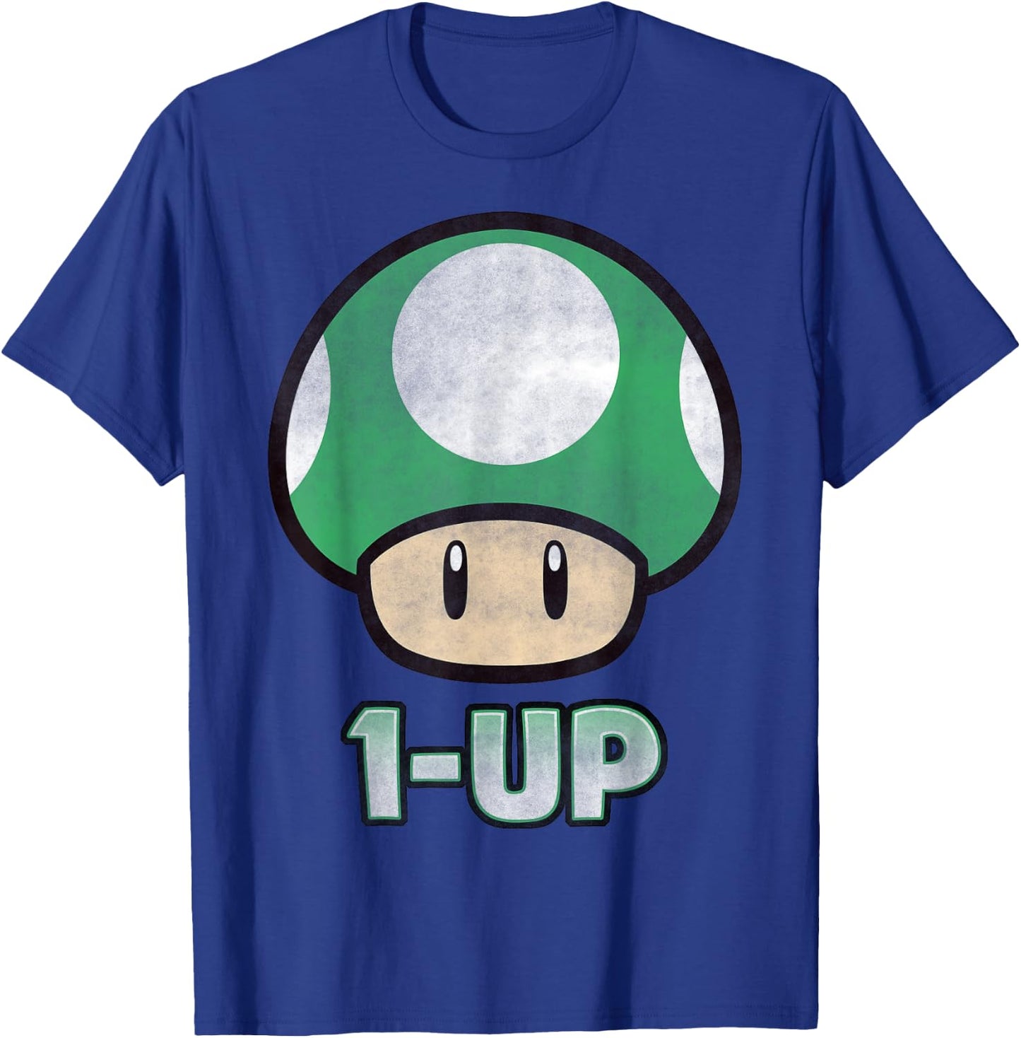 Super Mario 1-Up Mushroom T-Shirt - T-Shirt | Royal