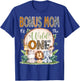 Bonus Mom Of The Wild One 1St Bday Safari Jungle Woodland T-Shirt - T-Shirt | Royal