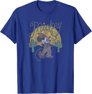 Disney Mickey Mouse Cowboy T-Shirt - T-Shirt | Royal