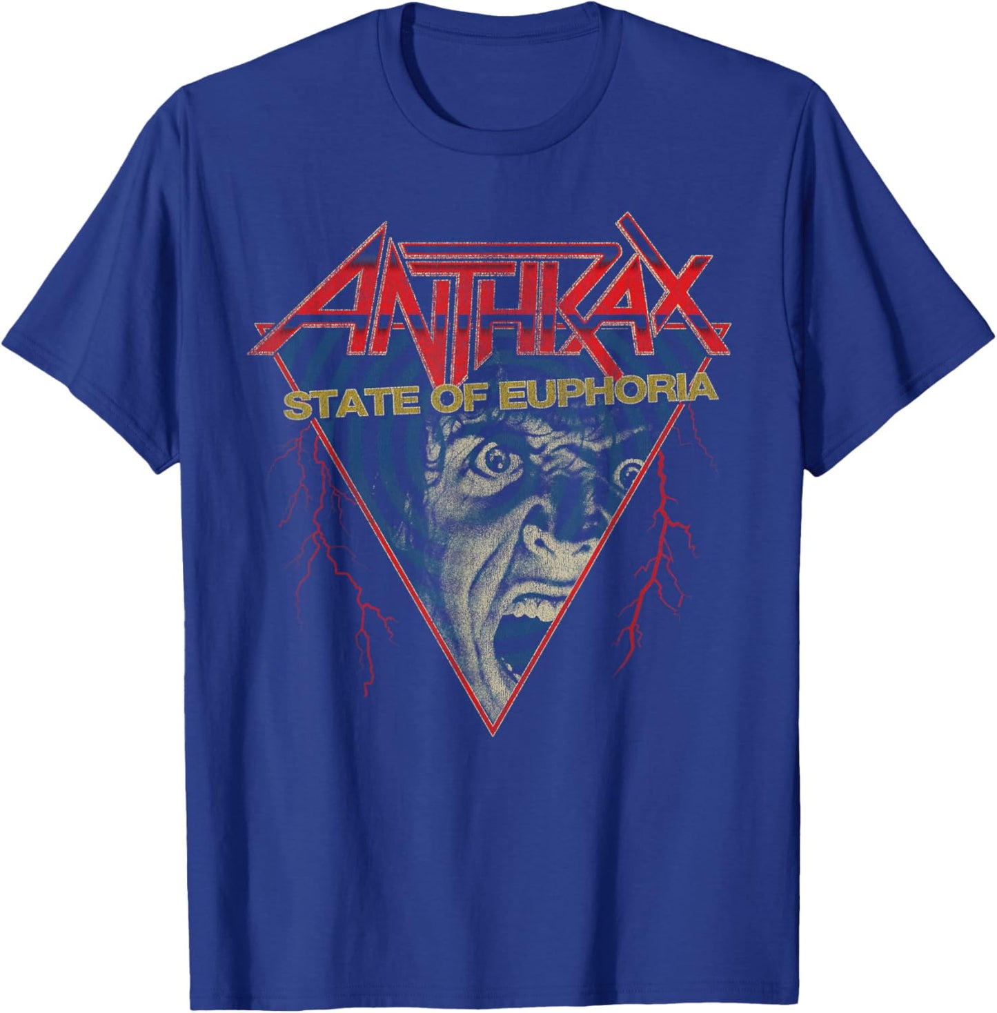 Anthrax – Optical Euphoria T-Shirt - T-Shirt | Royal