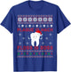 Dentist Plaque Is Wack Floss Is Boss Ugly Christmas T-Shirt - T-Shirt | Royal