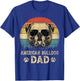 Vintage American Bulldog Dad Dog Lovers Father's Day Women T-Shirt - T-Shirt | Royal
