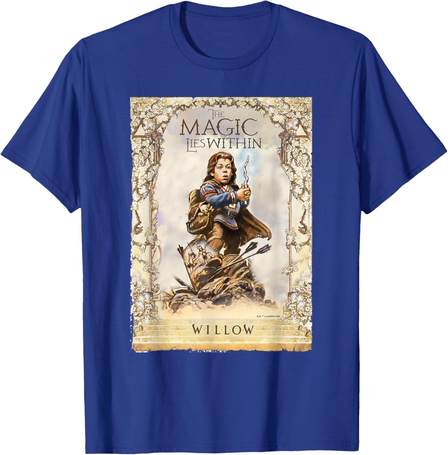 Lucasfilm Willow Movie The Magic Lies Within Archway Battle T-Shirt - T-Shirt | Royal