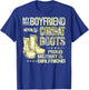 My Boyfriend Wears Combat Boots - Military Girlfriend Gift T-Shirt - T-Shirt | Royal