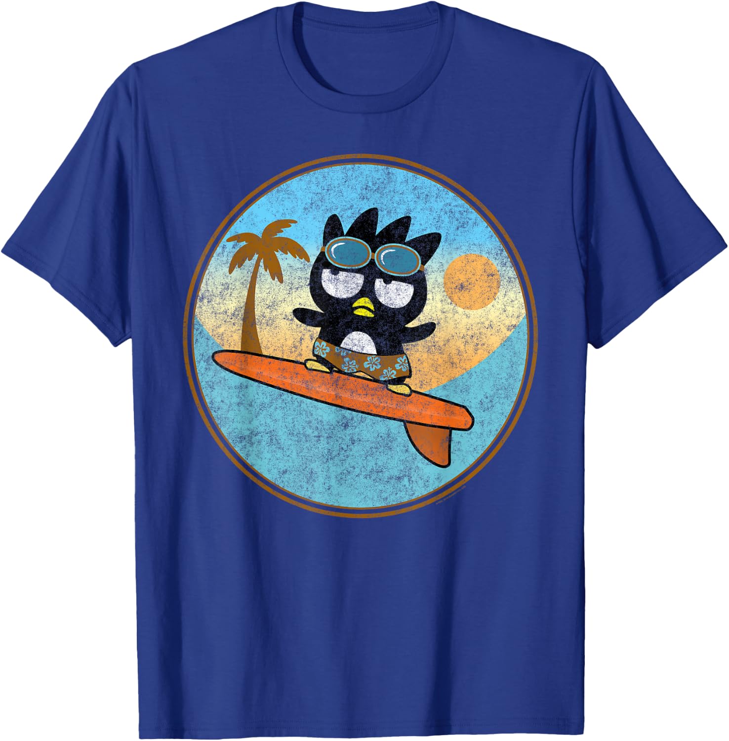 Badtz-Maru Surfing T-Shirt - T-Shirt | Royal