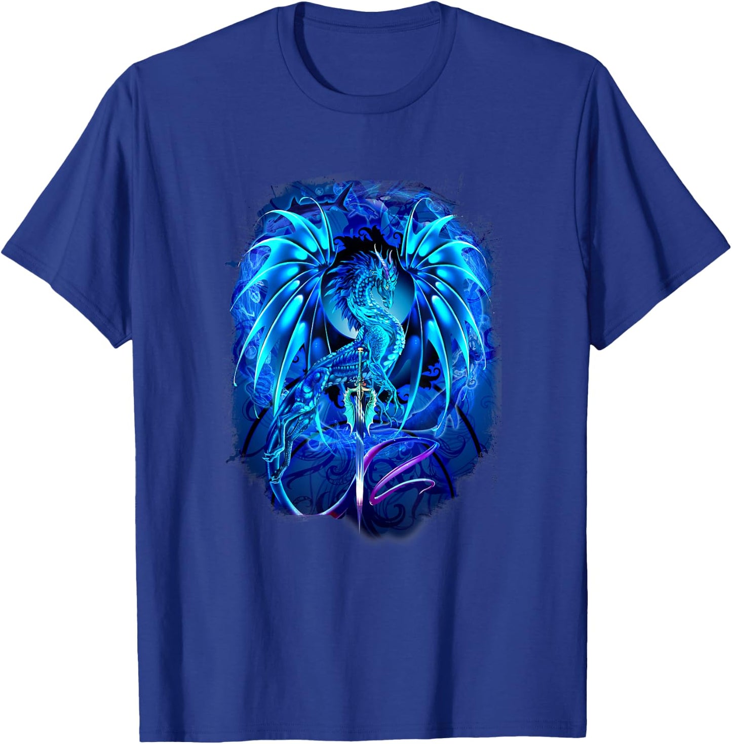 Ruth Thompson Art, Dragon Dragonblade Seablade T-Shirt - T-Shirt | Royal