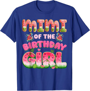 Mimi of The Birthday Girl One in A Melon Watermelon Family T-Shirt - T-Shirt | Royal
