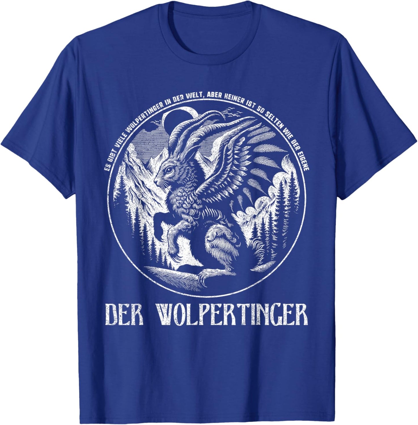 Wolpertinger | Bayerische Folklore Design | Fabelwesen T-Shirt - T-Shirt | Royal