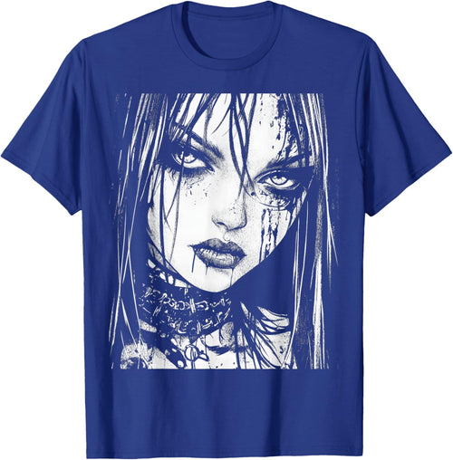 Goth Grunge Girl Waifu Demon Anime Horror Alt Aesthetic