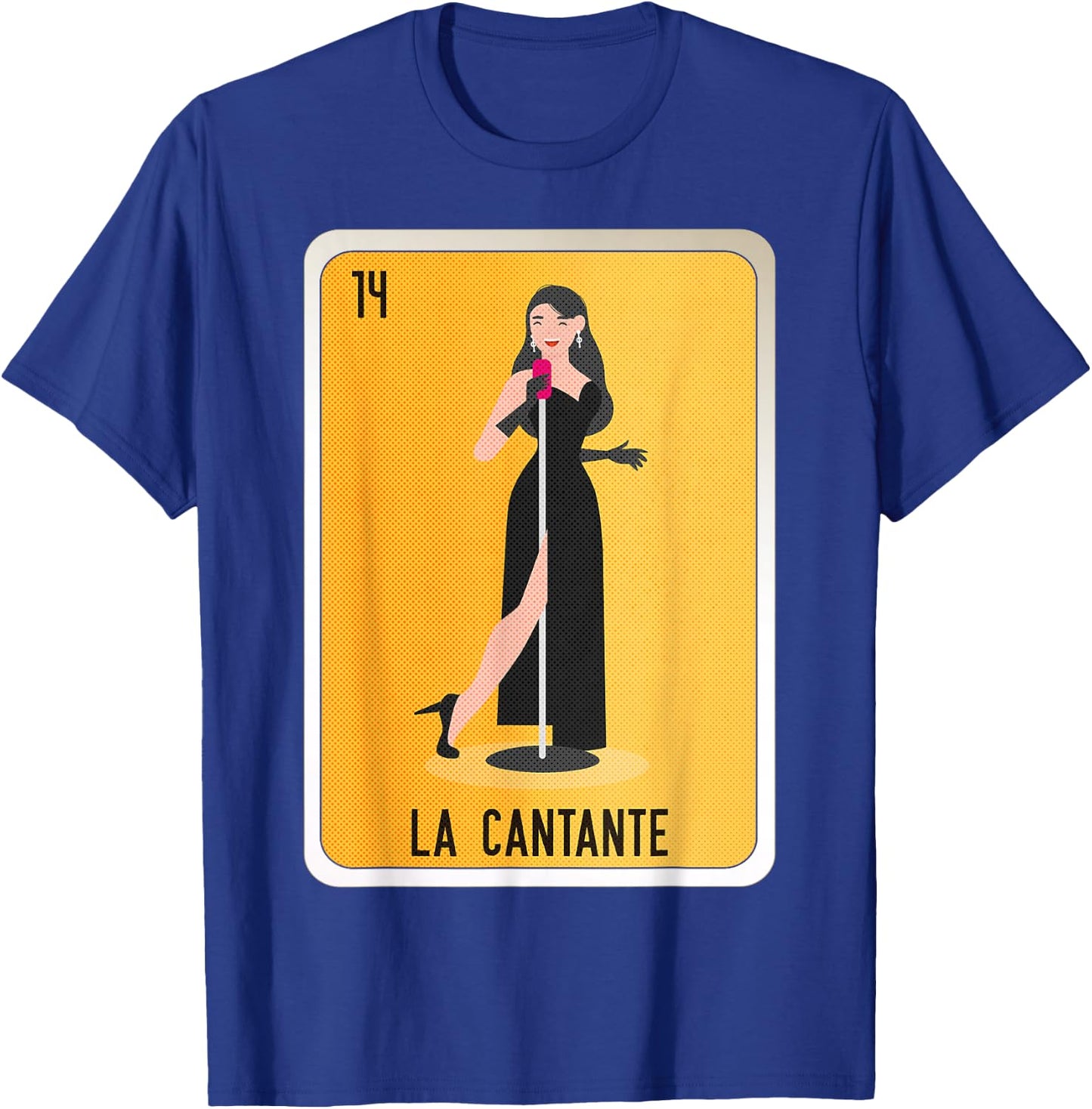 La Cantante Mexican Slang Chicano Bingo Cards T-Shirt - T-Shirt | Royal