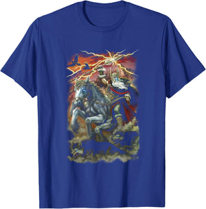 Odin Sleipnir horse norse nordic asatru Viking Fantasy art T-Shirt - T-Shirt | Royal