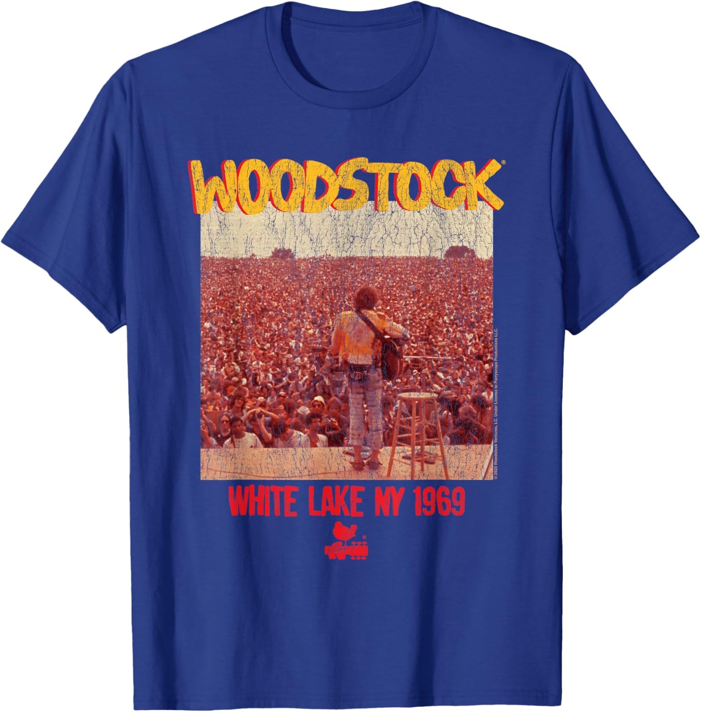 Woodstock White Lake NY 1969 T-Shirt - T-Shirt | Royal