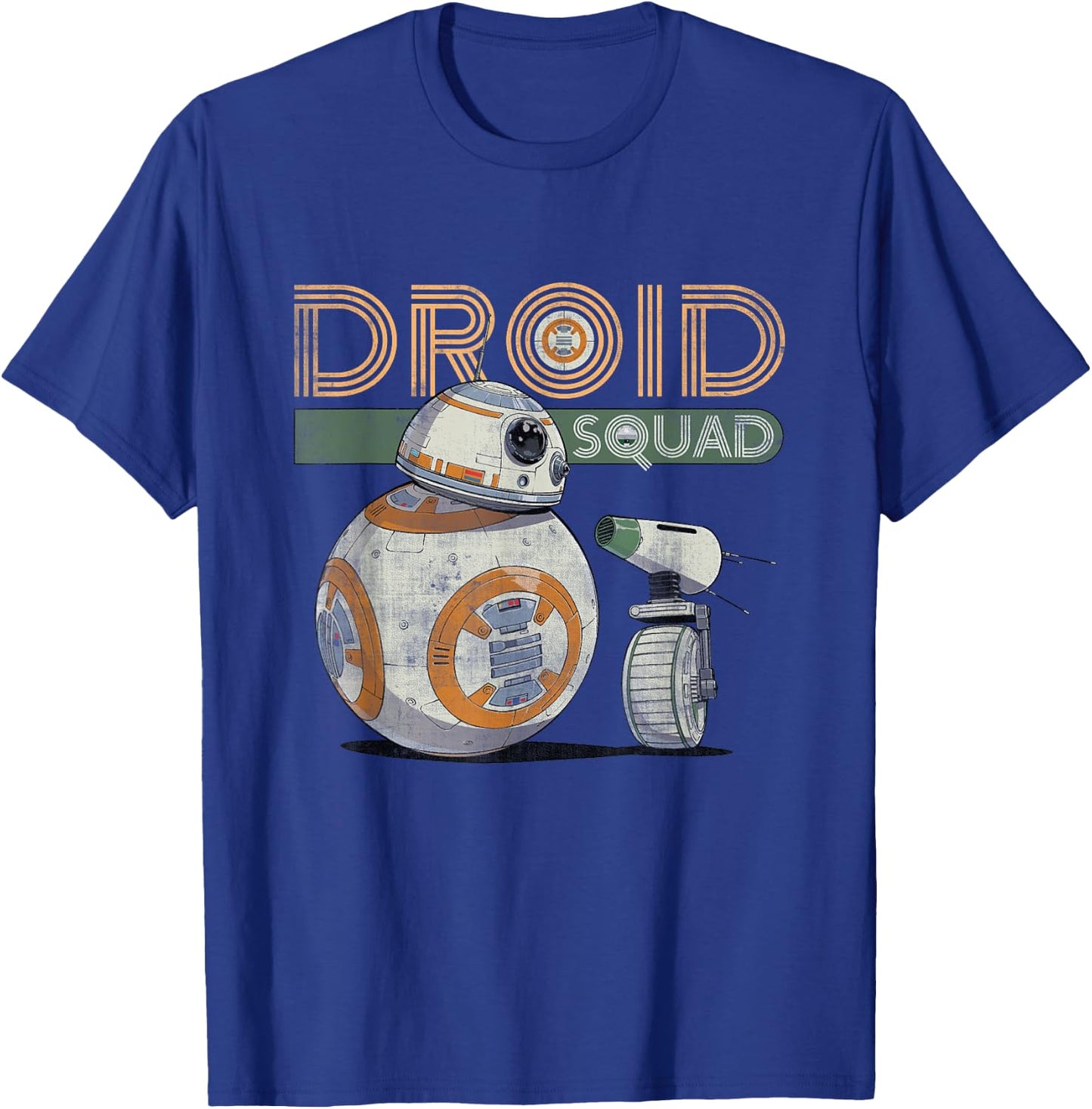 Star Wars Rise of Skywalker BB-8 & D-O Droid Squad T-Shirt - T-Shirt | Royal