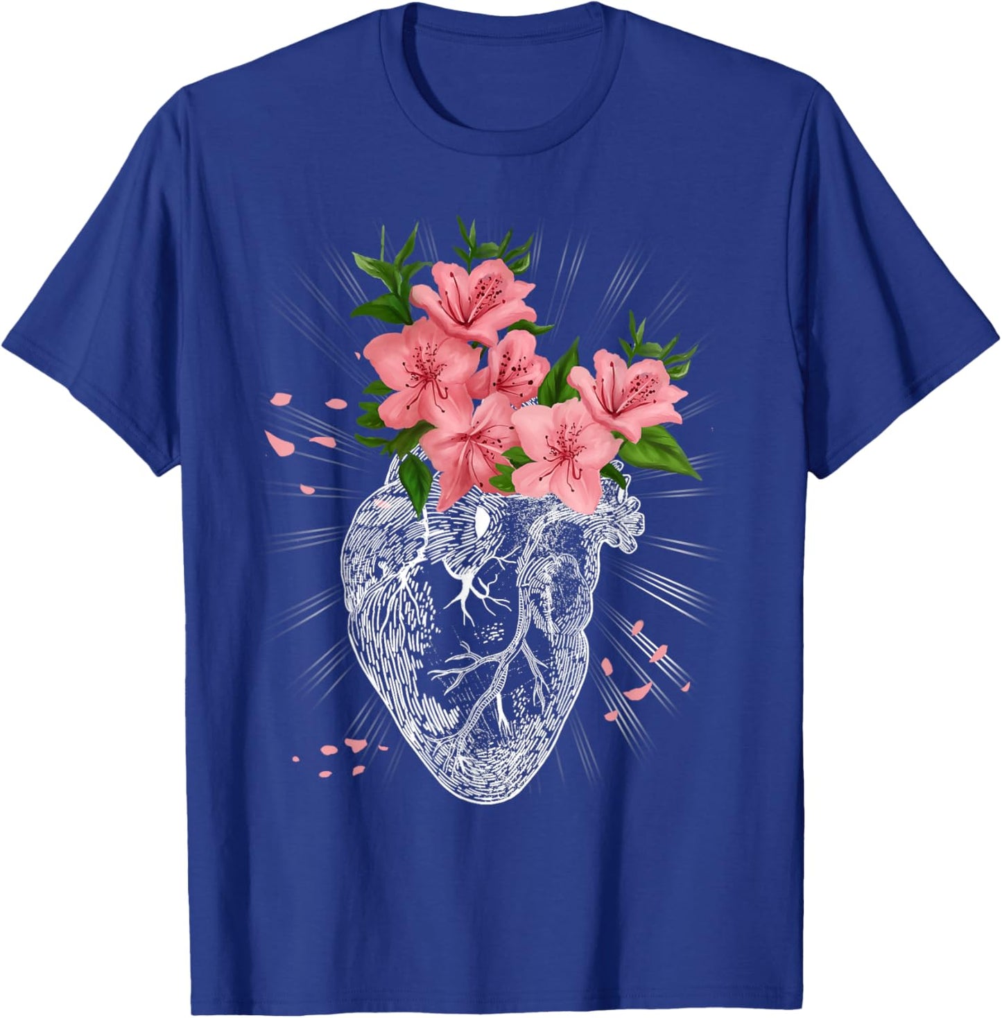 Pastel Goth Gift Cardiologist Human Heart Anatomical Emo T-Shirt - T-Shirt | Royal