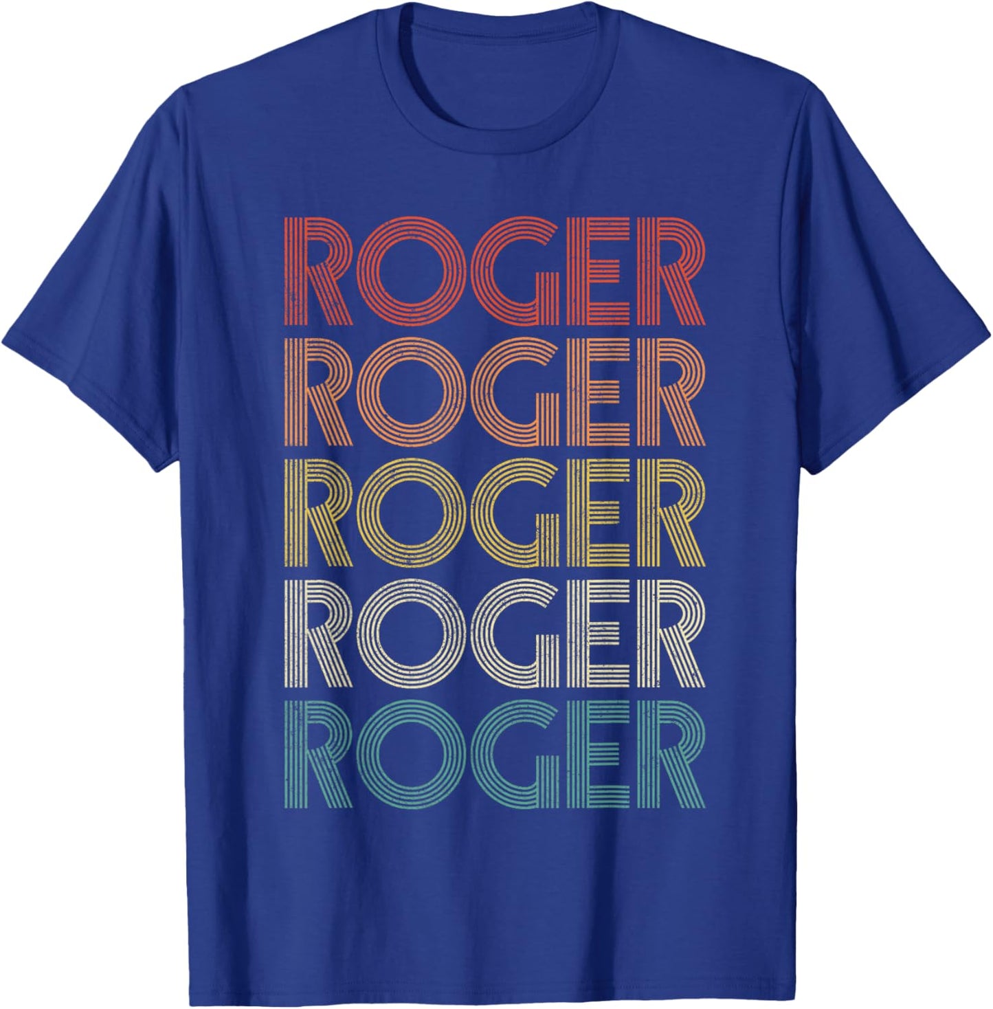 Roger Retro Vintage T-Shirt - T-Shirt | Royal