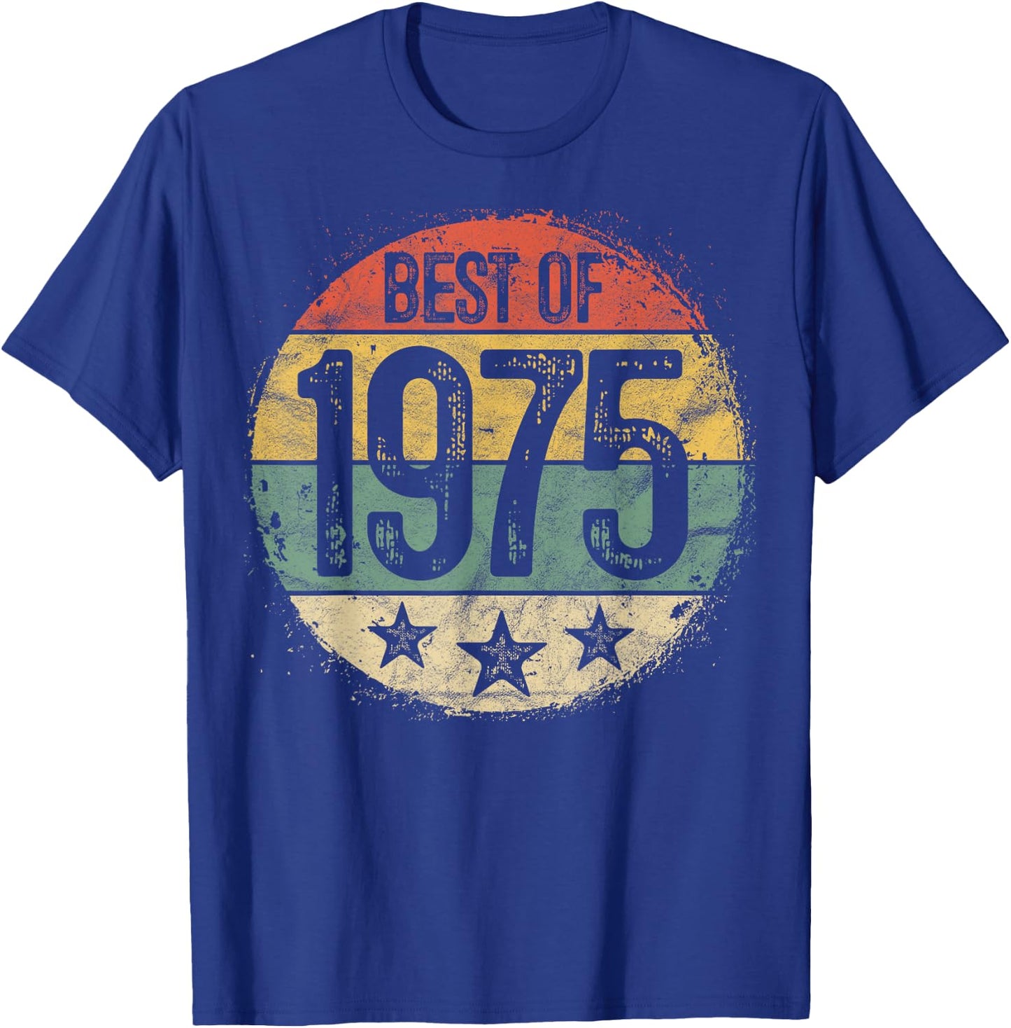 Best Of 1975 50th Birthday Gifts Women 50 Year Old T-Shirt - T-Shirt | Royal