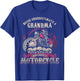 Grandma Biker Chick Lady Motorcycle Never Underestimate T-Shirt - T-Shirt | Royal