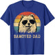 Vintage Samoyed Dad Dog Lovers Father's Day Men Women T-Shirt - T-Shirt | Royal