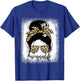 Nonnalife Messy Bun Mother's Day Grandma Nonna T-Shirt - T-Shirt | Royal