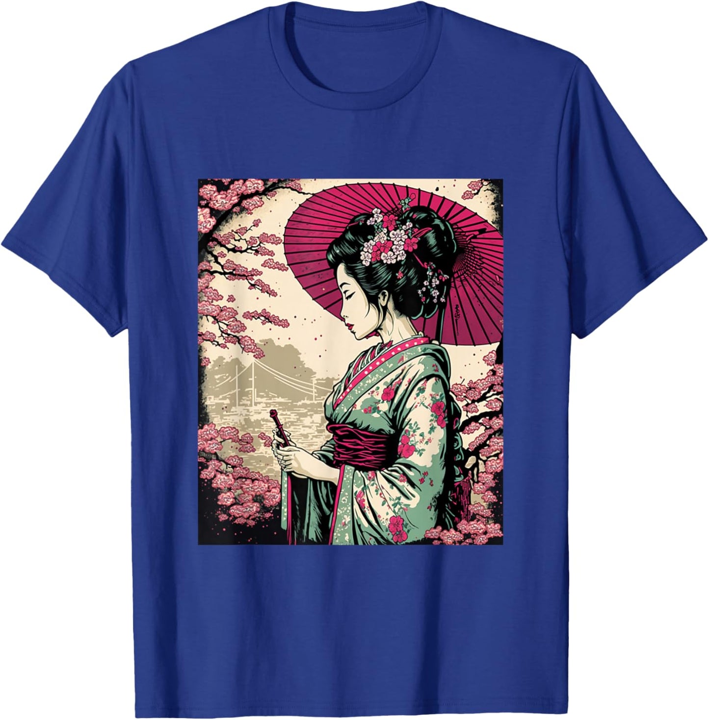 Classic Portrait Geisha T-Shirt - T-Shirt | Royal