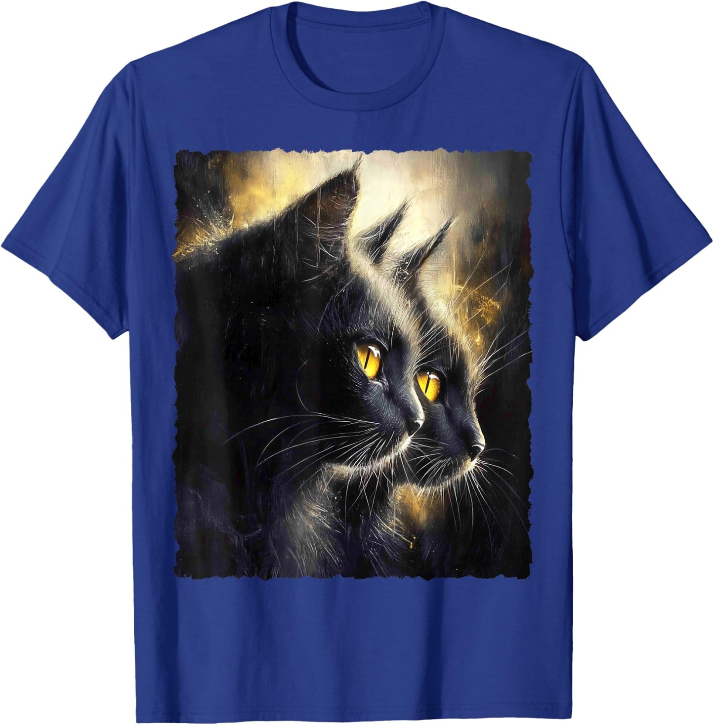 Cute Magical Cat Kitten Fantasy Art Design T-Shirt - T-Shirt | Royal