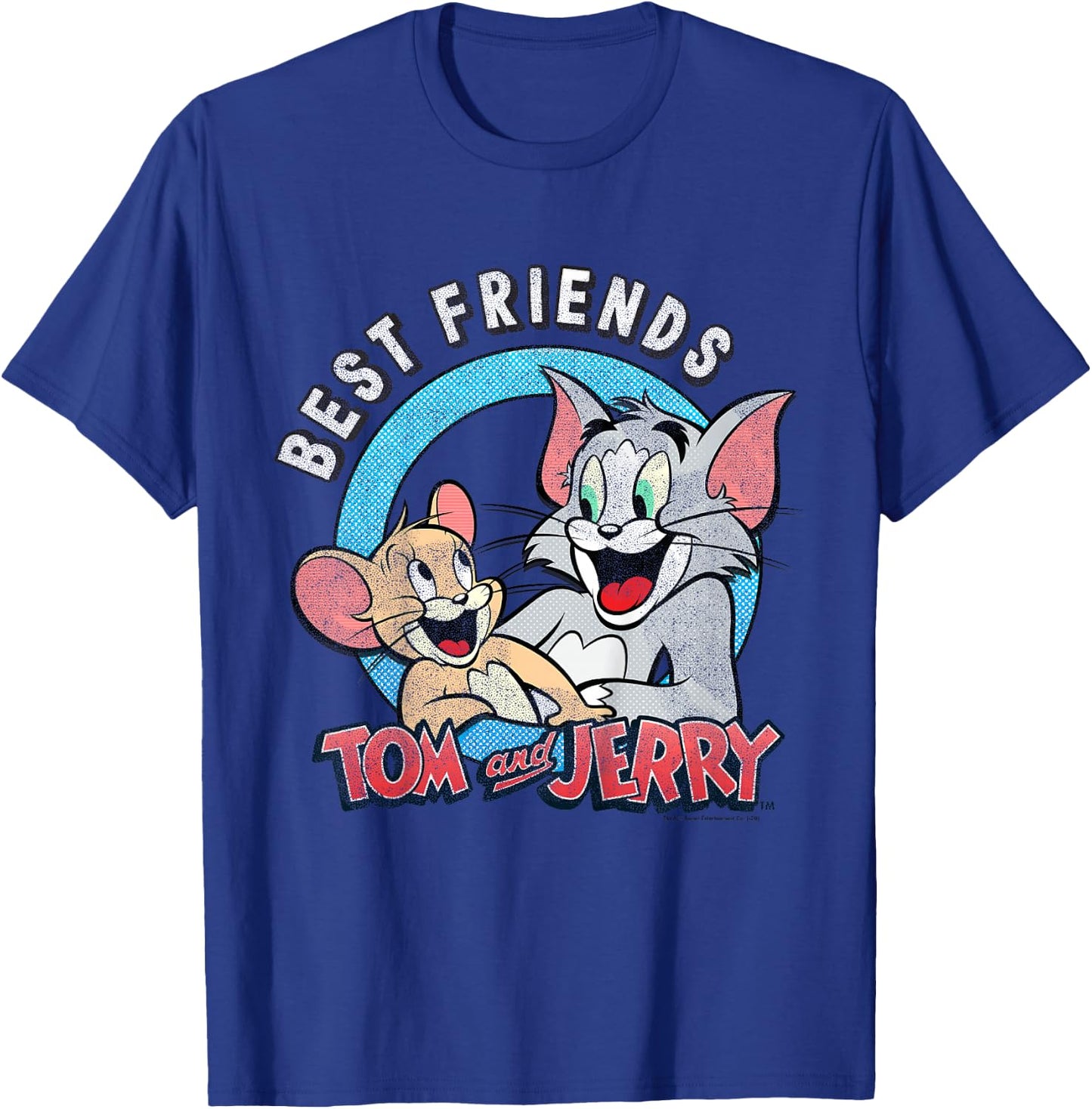 Kids Tom and Jerry Best Friends Portrait T-Shirt - T-Shirt | Royal