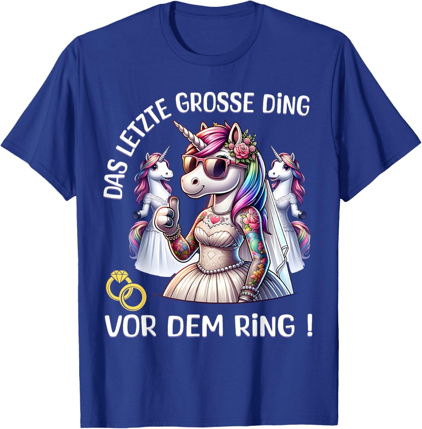 JGA Team Braut Junggesellinnenabschied Poltern Frauen T-Shirt - T-Shirt | Royal
