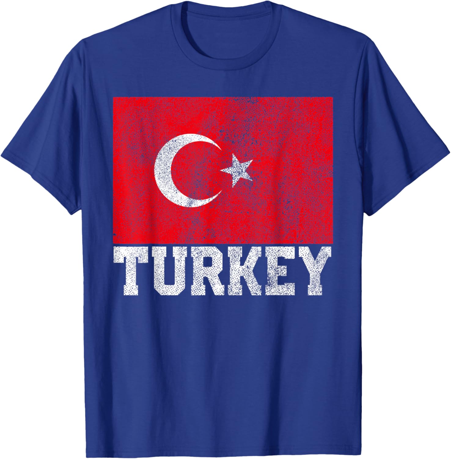 Turkey Flag National Pride Roots Country Matching Family T-Shirt - T-Shirt | Royal