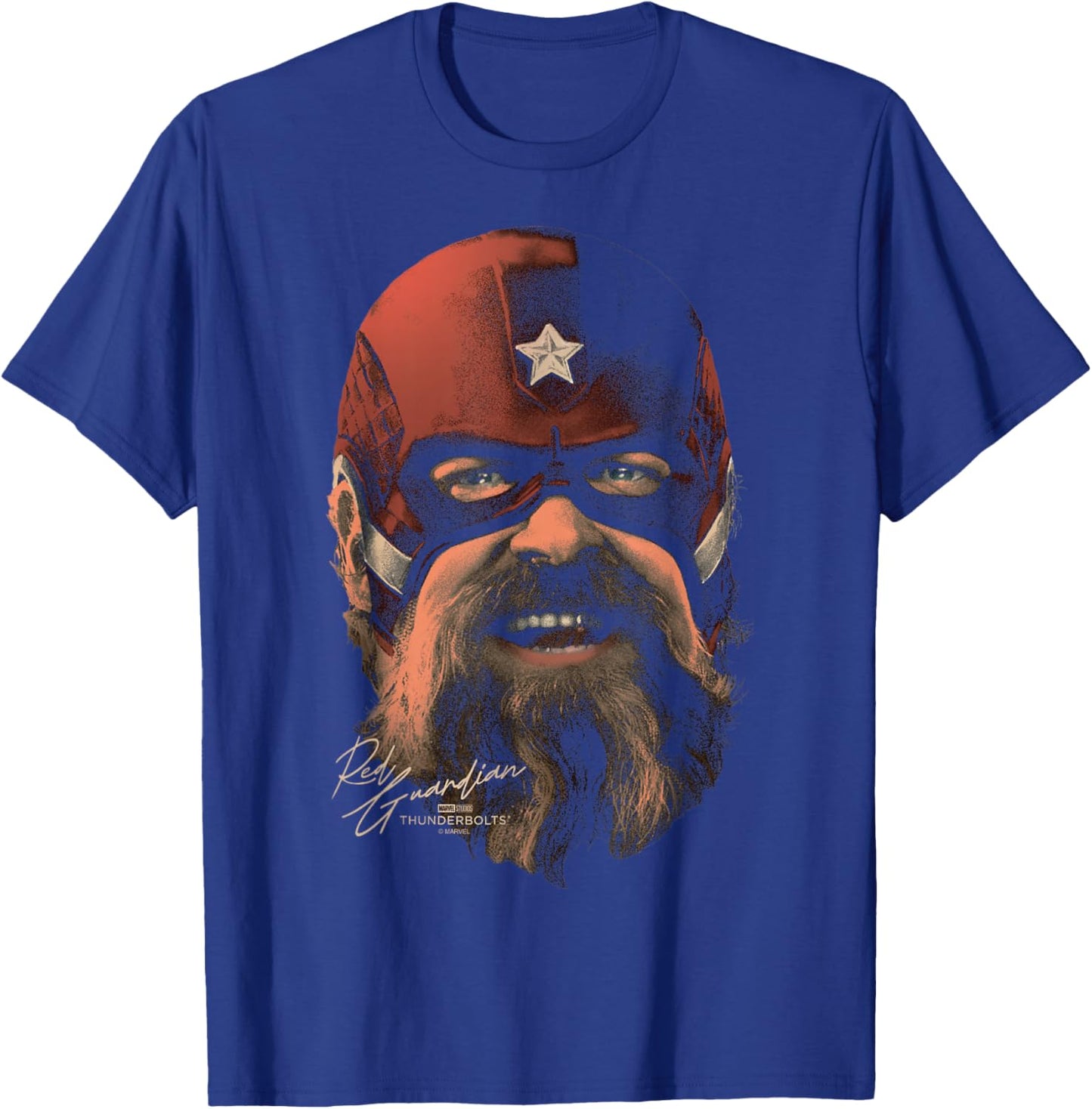 Marvel's Thunderbolts - Red Guardian Portrait T-Shirt - T-Shirt | Royal