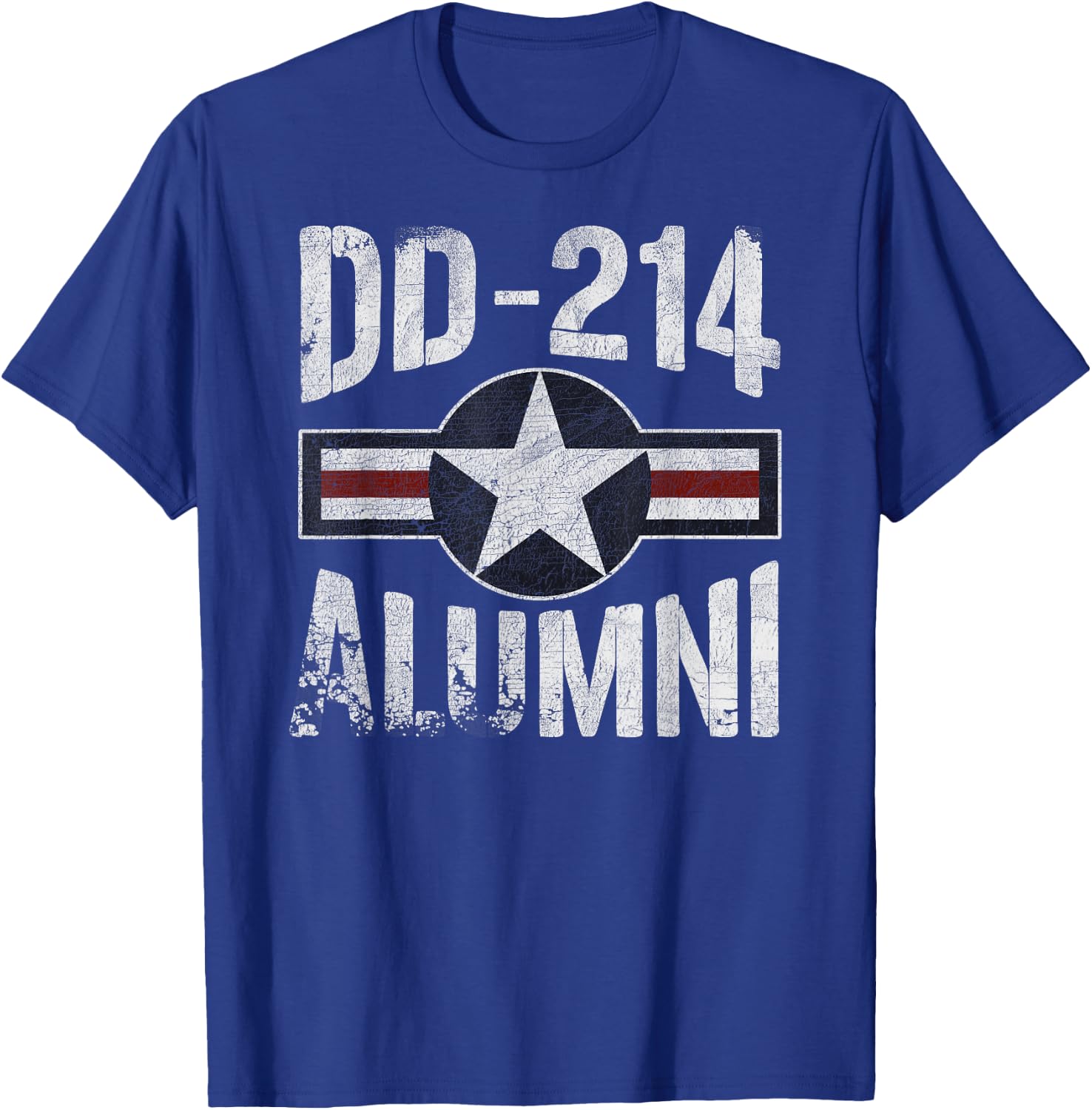 USAF Retired Shirt DD-214 Alumni US Airforce Retired Gift T-Shirt - T-Shirt | Royal
