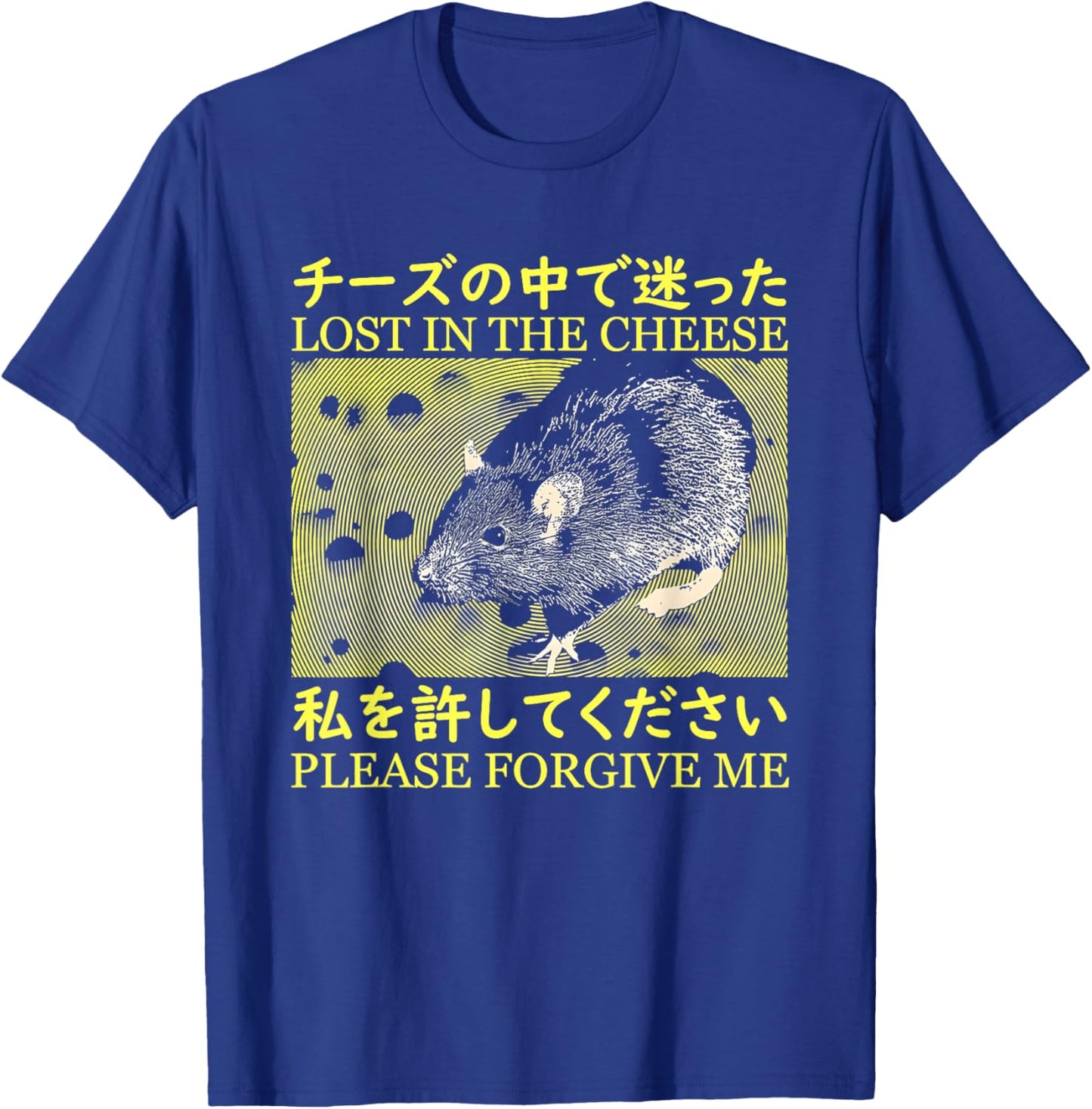 Nice Lost In The Cheese Please Forgive Me T-Shirt - T-Shirt | Royal