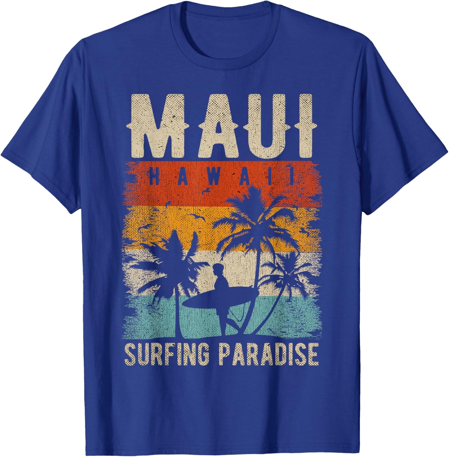 Maui Surfer Outfit Maui Clothing Maui Hawaii Souvenir Maui T-Shirt - T-Shirt | Royal