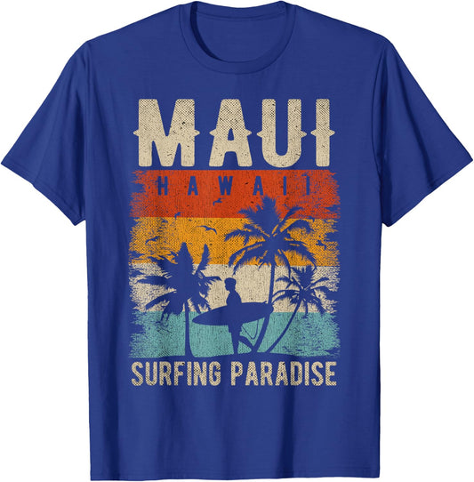 Maui Surfer Outfit Maui Clothing Maui Hawaii Souvenir Maui T-Shirt - T-Shirt | Royal