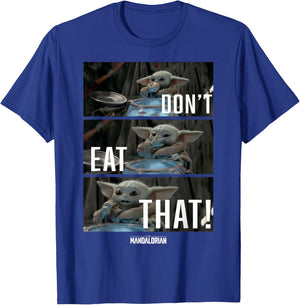 Star Wars: The Mandalorian The Child Don't Eat That R2 T-Shirt - T-Shirt | Royal