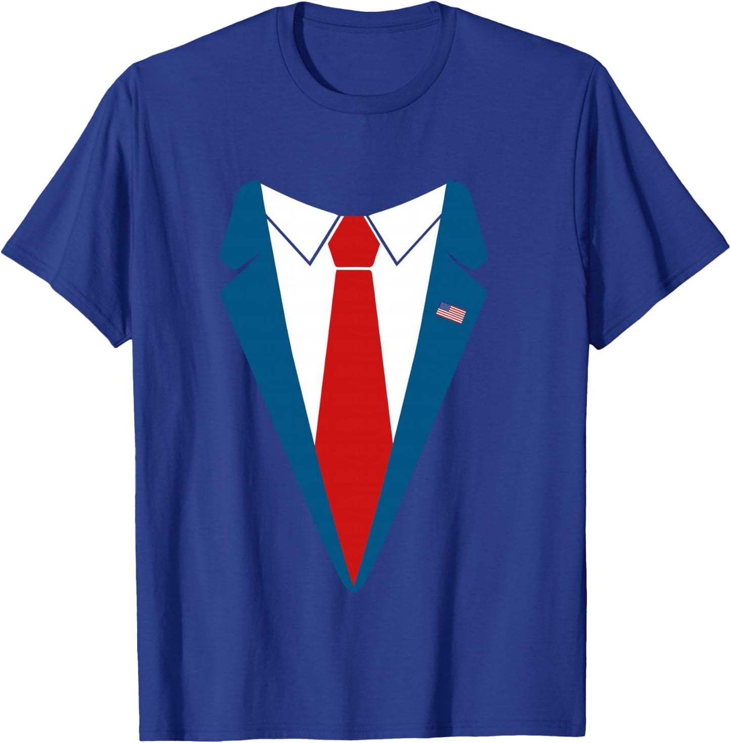 Trump Suit Halloween Costume Funny Cute Simple Fast gift T-Shirt - T-Shirt | Royal